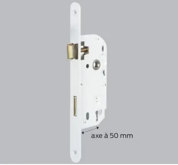 SERRURE MONOPOINT SÉRIE PRATIC AXE 50 ENTRAXE 70 COFFRE 135 – DROITE - BRICARD