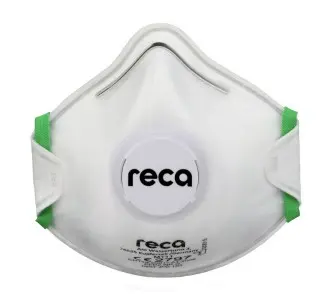 MASQUE RESPIRATOIRE VERS. COQUE FFP2 AVEC VALVE - RECA - lot de 15
