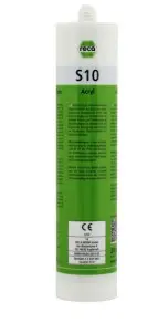 MASTIC ACRYLIQUE S10 BLANC 310ML RECA  - LOT DE 25