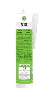 SILICONE NEUTRE S18 S.MEKO TRANSP.310ML RECA - LOT DE 25