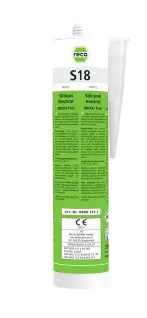 SILICONE NEUTRE S18 S.MEKO BLANC.310ML RECA - LOT DE 10