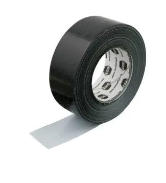 RUBAN ADHESIF TOILE RENFORCE 50MMX50M NOIR - LOT DE 6