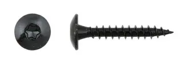 VIS DE PENTURE TX30 AC.ZINGUE NOIR 6X40 - LOT DE 100