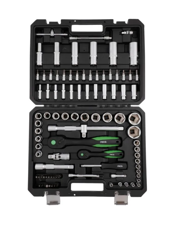 COFFRET DE JEU CLIQUET 1/4"-1/2" RECA CLASSIC 93P