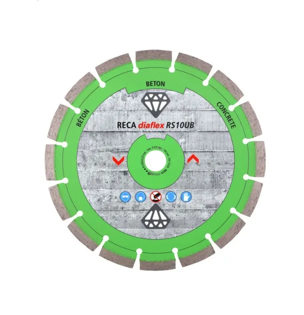 DISQUE DIAMANT DIAFLEX BASIC RS10UB/Bau-Profi BETON UNIVERSEL - DIAMETRE 125 mm - RECA